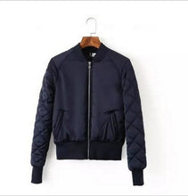Load image into Gallery viewer, Jacket  women Quilted Zipper Casual