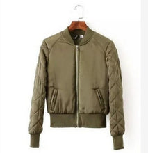 Load image into Gallery viewer, Jacket  women Quilted Zipper Casual