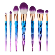 Load image into Gallery viewer, 10Pcs Dimond Rose Golden Makeup Brush High Quality