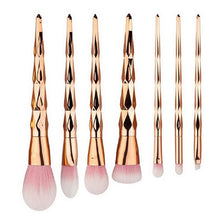 Load image into Gallery viewer, 10Pcs Dimond Rose Golden Makeup Brush High Quality