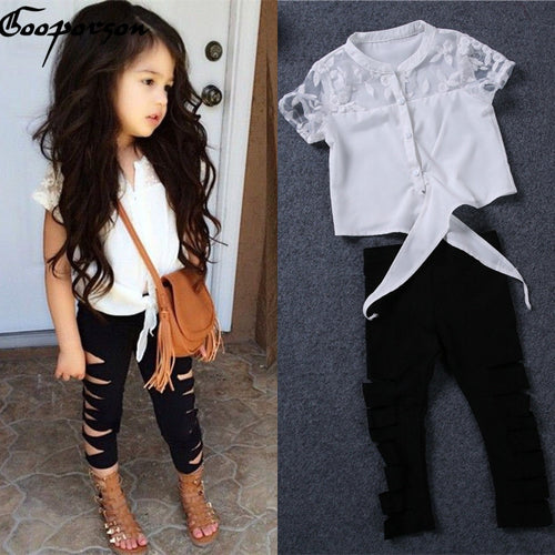 Girls clothes set summer