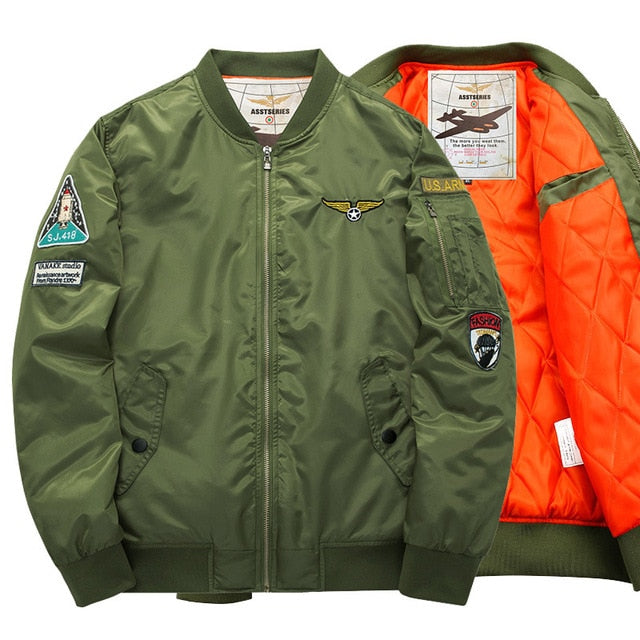High quality  Green Military  jacket