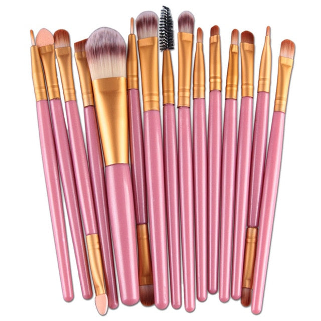 15Pcs Makeup Brushes