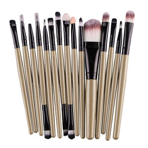 15Pcs Makeup Brushes