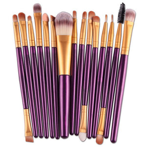 15Pcs Makeup Brushes