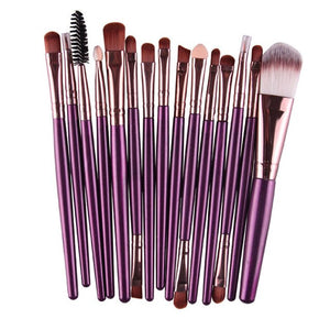 15Pcs Makeup Brushes