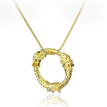 Load image into Gallery viewer, Fashion Jewrly Dragon Skyrim Elder Scrolls Gold Necklace Tritium Neclace Men Neckless Women Beachy Necklaces for Fans-30