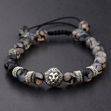 Load image into Gallery viewer, Bracelet Men Gold&amp;Silver Natural Stone