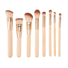 Load image into Gallery viewer, Hot Selling 8pcs Bamboo Handle Makeup Brush