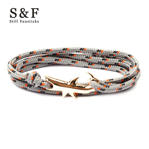 Gold Shark Bracelet Men Jewelry