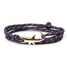 Load image into Gallery viewer, Gold Shark Bracelet Men Jewelry