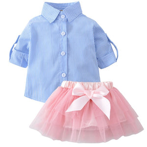 Kids Baby Girls Outfits Clothes Long sleeves