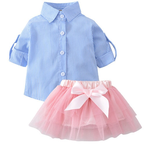 Kids Baby Girls Outfits Clothes Long sleeves