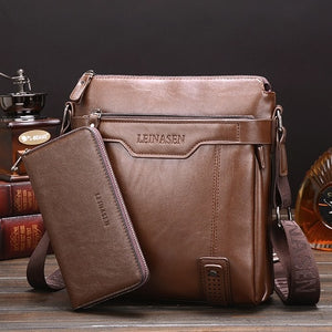 Brand Briefcase Leather Handbag