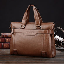 Load image into Gallery viewer, Brand Briefcase Leather Handbag