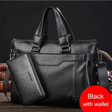 Load image into Gallery viewer, Brand Briefcase Leather Handbag