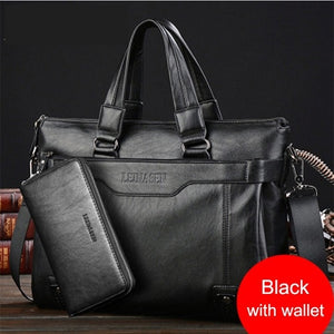 Brand Briefcase Leather Handbag
