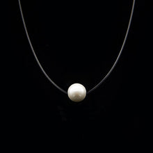 Load image into Gallery viewer, Transparent Fishing Line Necklace Silver