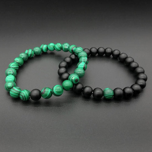 black green Couple Distance Bracelet
