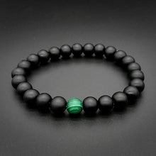 Load image into Gallery viewer, black green Couple Distance Bracelet