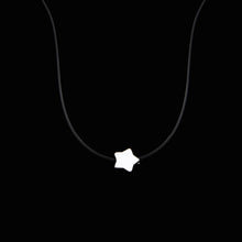 Load image into Gallery viewer, Transparent Fishing Line Necklace Silver