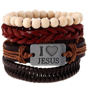 Leather Bracelets for Male Friendship