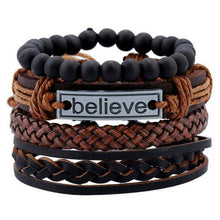 Load image into Gallery viewer, Leather Bracelets for Male Friendship