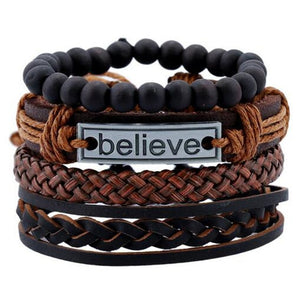 Leather Bracelets for Male Friendship