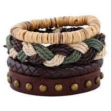 Load image into Gallery viewer, Leather Bracelets for Male Friendship
