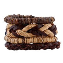 Load image into Gallery viewer, Leather Bracelets for Male Friendship