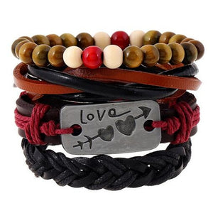 Leather Bracelets for Male Friendship