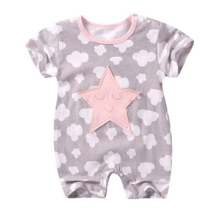 Summer New style baby rompers Short sleeve Newborn