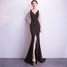 Load image into Gallery viewer, White Sexy V Neck  Women Dresses
