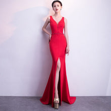 Load image into Gallery viewer, White Sexy V Neck  Women Dresses