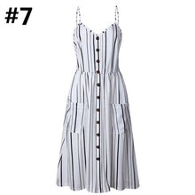Load image into Gallery viewer, Sexy Women Floral Sleeveless Long Dresses