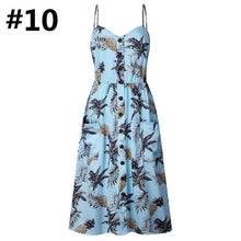 Load image into Gallery viewer, Sexy Women Floral Sleeveless Long Dresses
