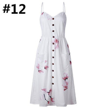 Load image into Gallery viewer, Sexy Women Floral Sleeveless Long Dresses