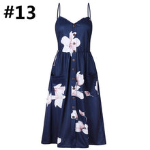 Load image into Gallery viewer, Sexy Women Floral Sleeveless Long Dresses