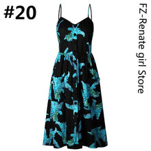 Load image into Gallery viewer, Sexy Women Floral Sleeveless Long Dresses