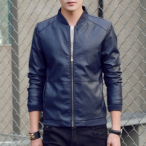 Men's Leather Slim Fit Leather Jackets