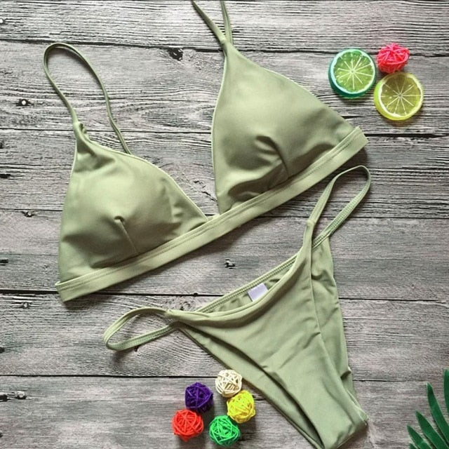 Bikini Set Sexy Push Up Swimwear