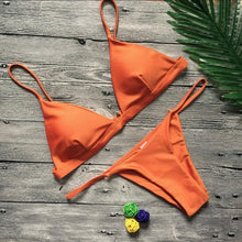 Load image into Gallery viewer, Bikini Set Sexy Push Up Swimwear