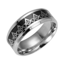 Load image into Gallery viewer, Stainless Steel Masonic Rings