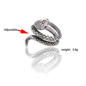 Men Stainless Steel Ring Retro Rabbit Snake Tiger Wolf Rings