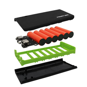 Power Bank Shell with LED Flashlight