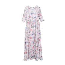 Load image into Gallery viewer, Women Dresse  Floral Long Sleeve
