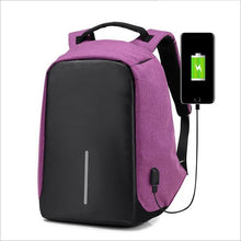 Load image into Gallery viewer, Men Backpack Casual Fashion Laptop Anti-theft Notebook School Bag with USB Port