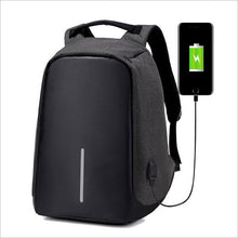 Load image into Gallery viewer, Men Backpack Casual Fashion Laptop Anti-theft Notebook School Bag with USB Port