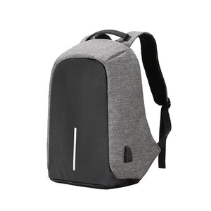 Men Backpack Casual Fashion Laptop Anti-theft Notebook School Bag with USB Port