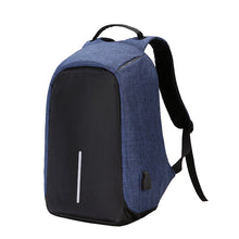 Load image into Gallery viewer, Men Backpack Casual Fashion Laptop Anti-theft Notebook School Bag with USB Port